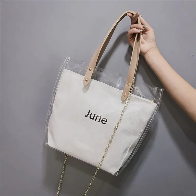 Transparent Shoulder Bag Crossbody Bag for Women 2019 Messenger Bags handbag women's bag bolsa feminina sac a main 40MA2912