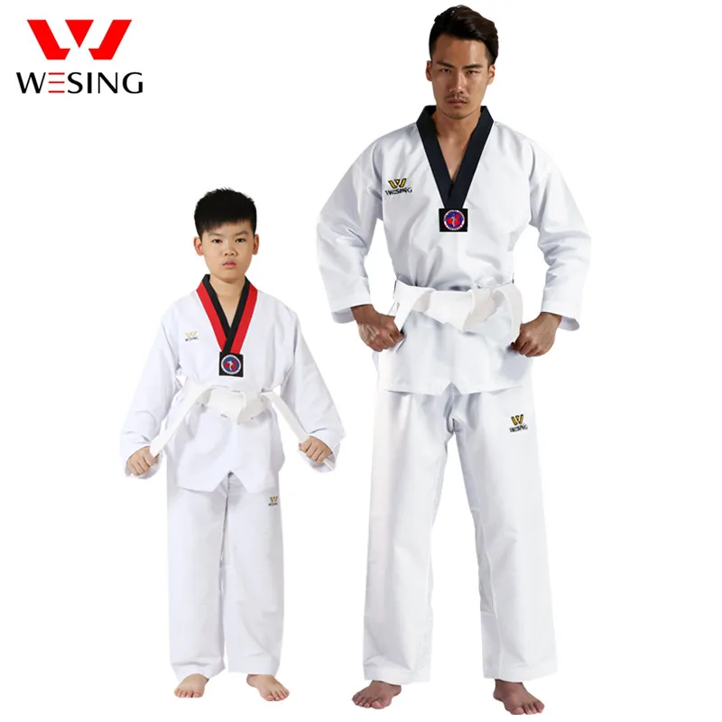 

Wesing Taekwondo Uniform for Men Women with Large Size Breathable Taekwondo Suit Taekwondo Gi for Boy Girl Training Competition