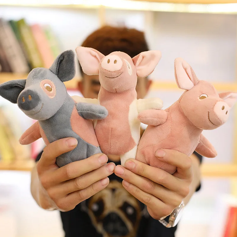 

1PC 20cm Simulation Cute Pig Plush Toy Stuffed Dolls For Children Soft Baby Appease pillow Brinquedos christmas creative gifts