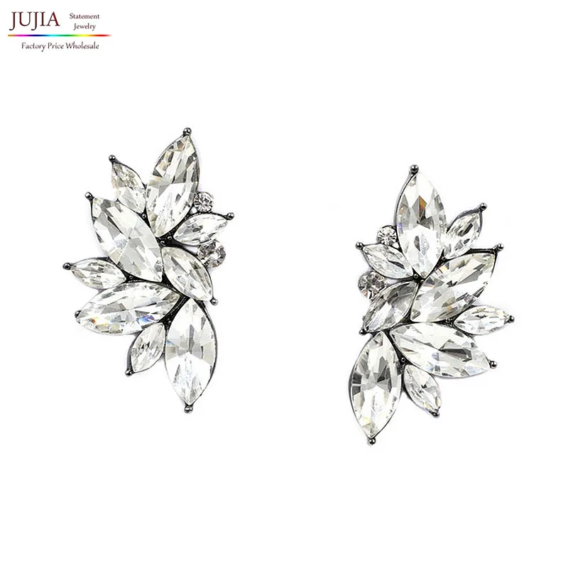 2016 new wholesale vintage design crystal earring fashion women statement stud Earrings for women fashion earring
