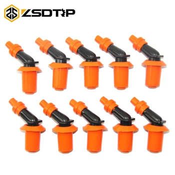 

ZSDTRP 10PCS Motorcycles Non Resistor Spark Plug Cap Cover Gasoline Engine Motorcycle Dirt Bike ATV Spark Plug Accessories