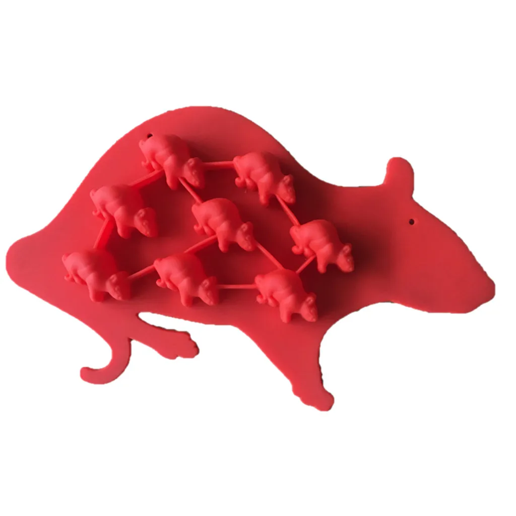 

Creative Mouse Ice Cube Maker Summer 2019 Special Shape Silicone Ice Cube Tray Mold Candy Making Gelatin Setting Kostki Lodu