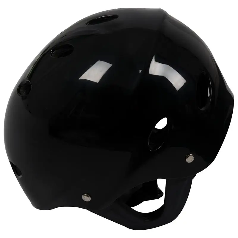 Safety Protector Helmet 11 Breathing Holes for Water Sports Kayak Canoe Surf Paddleboard- Black