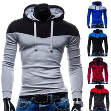 ZOGAA New Hoodies Men 2019 Autumn Winter Male Sweatshirt Teenage Pullover Casual Hoodie Slim Patchwork Color Hip Hop Top