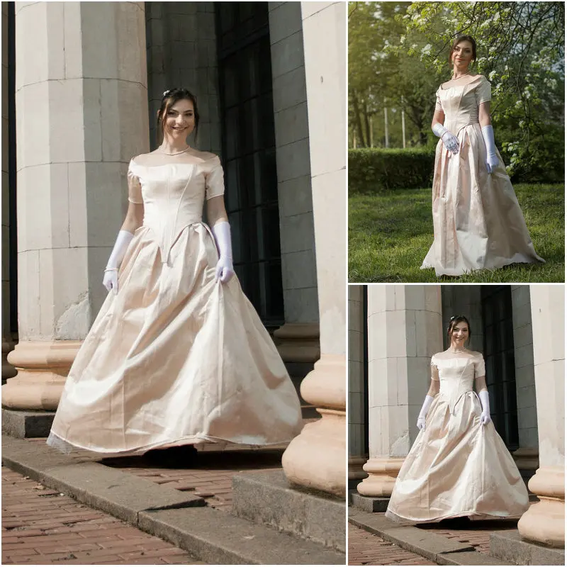 

HIstory Customer-made Vintage Costumes Victorian Dress 1860 Civil War Southern Belle Gown Marie Antoinette dresses US4-36 C-428