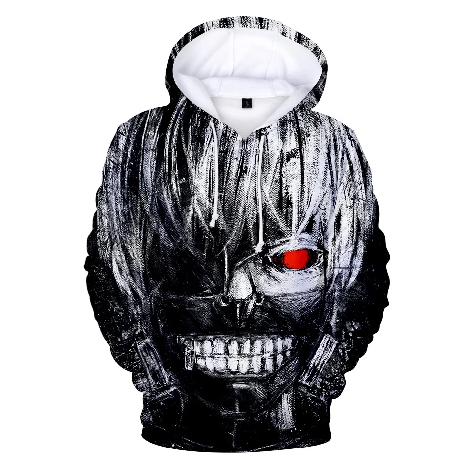 

Tokyo Ghoul Hoodies 3D Anime Hoodie Sweatshirt Tokyo Ghoul Harajuku Hip Hop Men Women Casual Hoodies Clothing Dropshipping