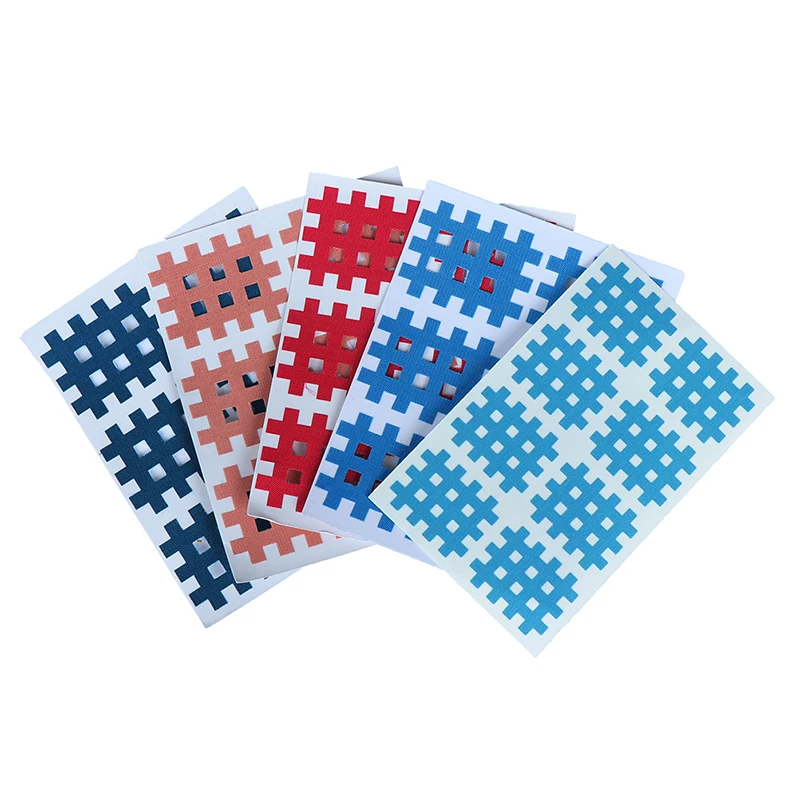 10sheets/lot Cross Tape Physical Therapy Spiral Cross Kinesiology Tape Reliable And Skin-safe Adhesive Hot