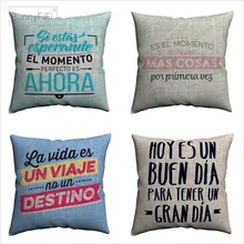 Mr Wonderful Agenda Motto Artwork Decorative Cotton Linen Cushion Cover 45x45cm For Sofa Chair Pillow Case Home Decor Almofada stephanie howard waiting for mr wonderful