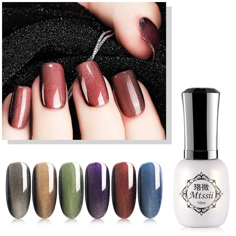 

Luminous Wide 3D Cat Eye Gel Polish Soak Off Holo Wide Magnetic Gradient Nail Polish Manicure Accessories Decorations