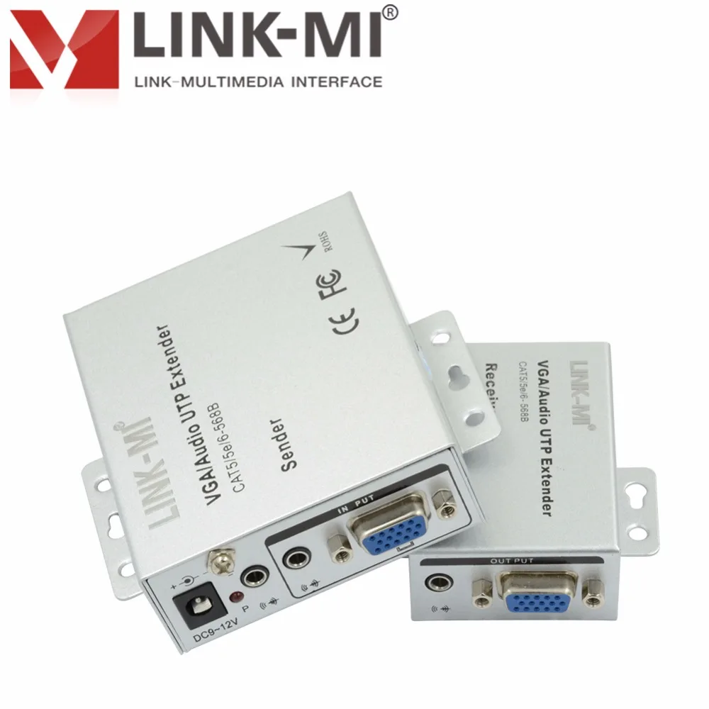 LINK MI 101TRC 100m VGA расширитель передатчик приемник RJ45 UTP сетевой усилитель сигнала