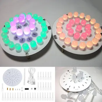 

DIY Kit Control RGB LED Aurora Tower Light Cube 51 SCM Electronic Diy Kits