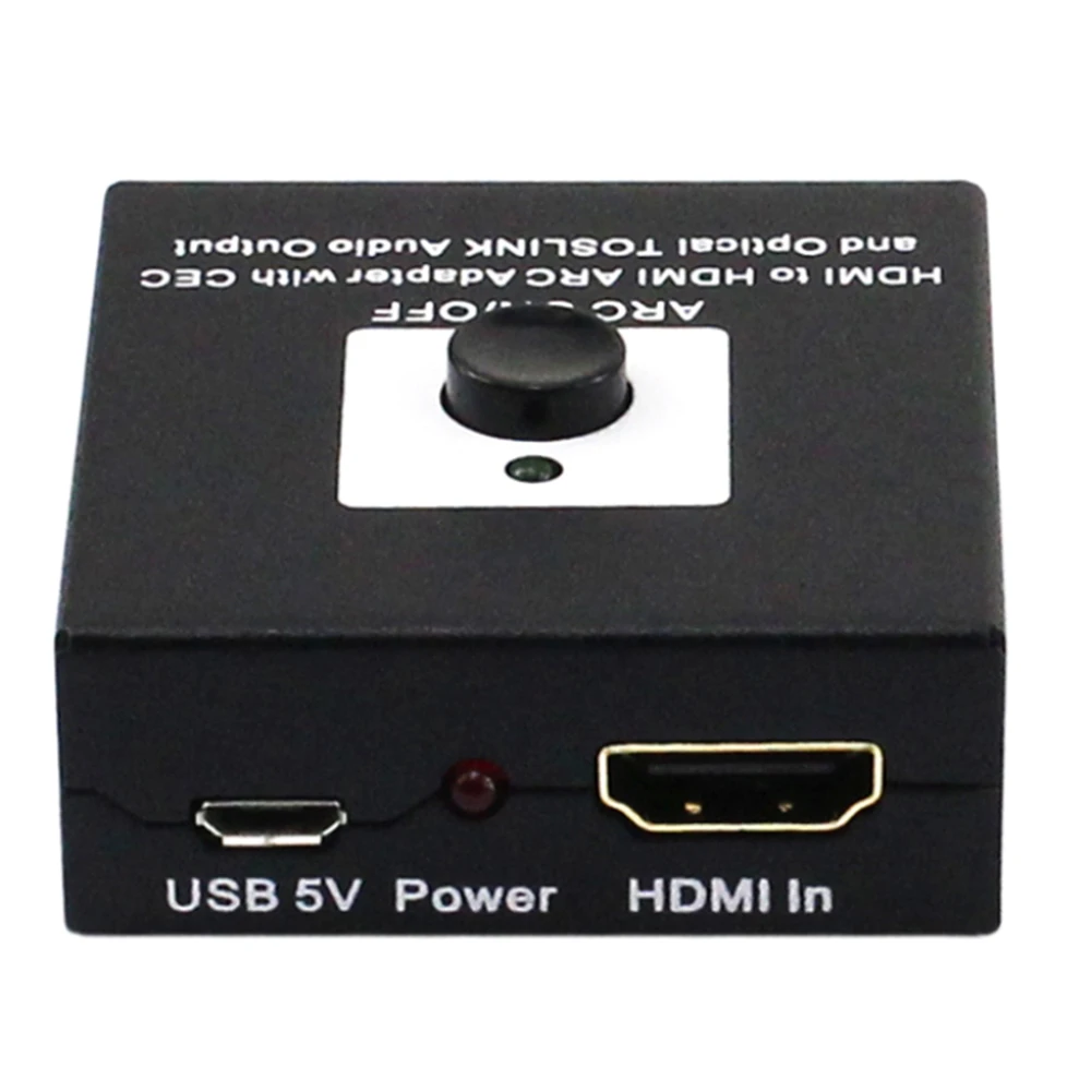 Оптоволоконный адаптер HDMI на аудиоразветвитель ARC Audio Return (ARC Return)| |