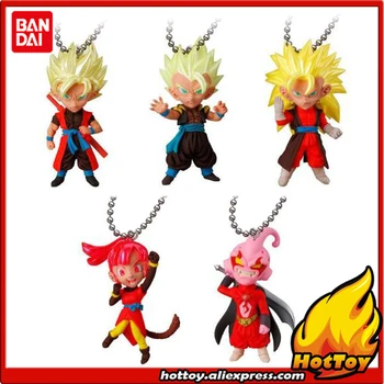 

100% Original BANDAI Gashapon PVC Toy Figure UDM BURST 28 - Set of 5 PCS Goku Gogeta Vegetto Buu from "Dragon Ball Super"