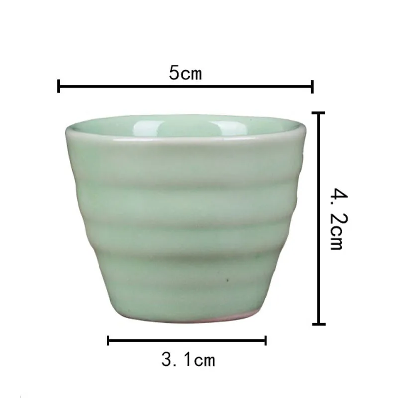 Simple Modern Spirit 45ml Ceramics Wine Travel Mug Glass Cup Bowl Wineglass Goblet 3
