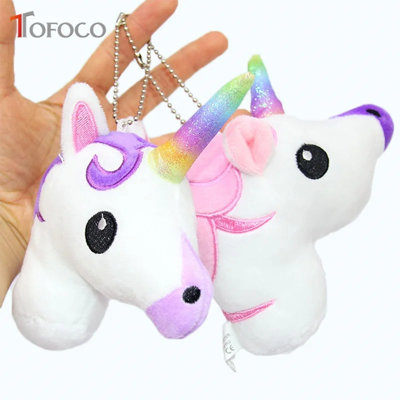 TOFOCO 13 см Kawaii Uni corn плюшевые куклы мягкие игрушки для сумки радужные королевские