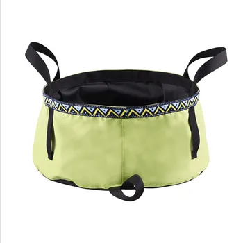 

6L new outdoor folding bucket washing dishwashing barrel camping picnic telescopic fishing barrel fishing gear bag