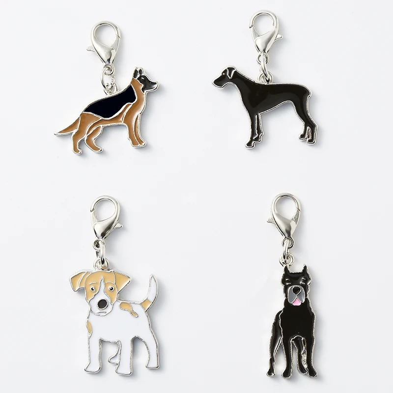 10PCS/lot Animals Dog Charms Pendants Jewelry Making DIY Charm Handmade Crafts Jewelry Making