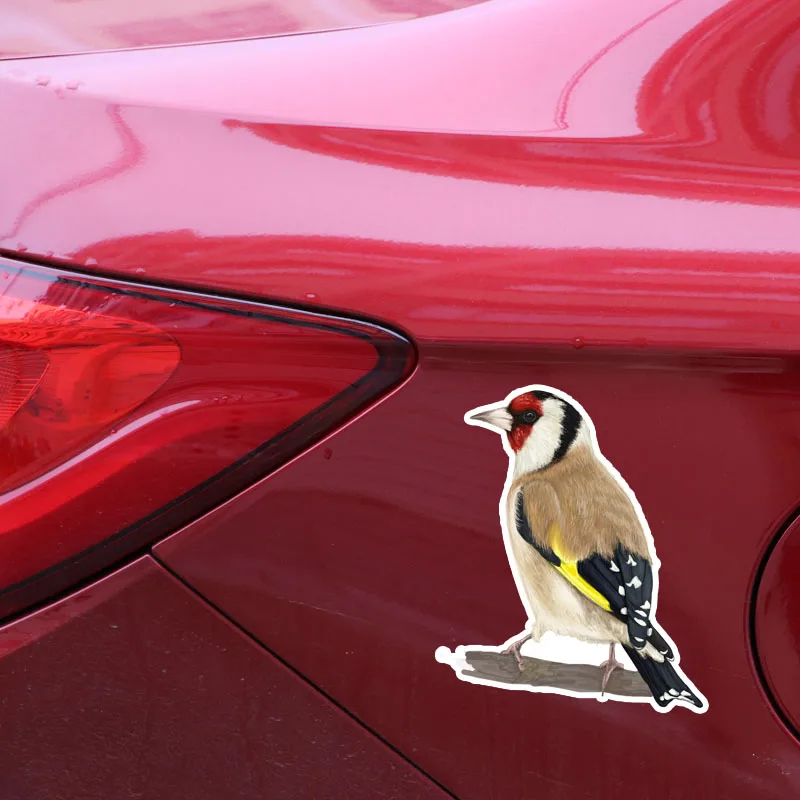 YJZT 10,8*14,2 см милый креативный Декор птиц стикер автомобиля аксессуары персонализированные бампер окна автомобиля 11A0397