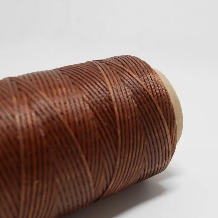 Brown Color 150m Leather Craft Sewing Waxed Thread Heavy Duty Coarse