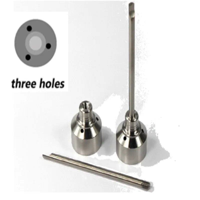 3 hole titanium carb cap with ball point tip or flat tip dabber carb
