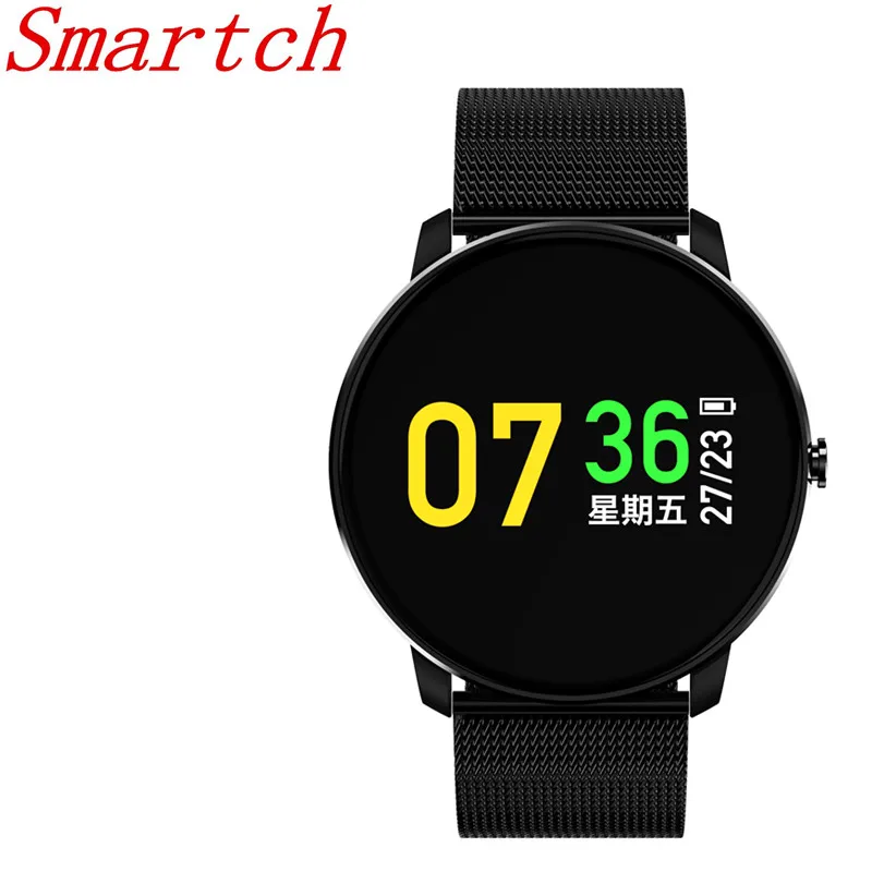 

Smartch Metal strap CF007S Color Screen Sport Smart Wristband CF007 Heart Rate Blood Pressure Oxygen Waterproof Fitness Smart Br