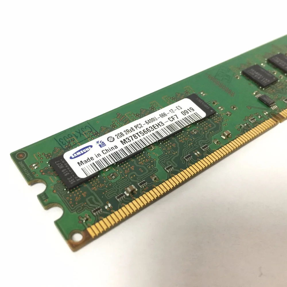 Samsung 1 Гб 2 Гб DDR2 настольная память PC2 667 800 мгц модуль 667 МГц 800 МГц 5300S 6400S 1 г 2 г ECC RAM