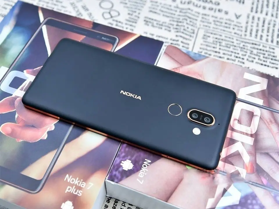 Мобильный телефон Nokia 7 Plus 4 ГБ/6 Гб ПЗУ 64G 6,0 ''FHD 2160*1080 Восьмиядерный мобильный телефон Snapdragon 660 3800 мАч 4G LTE NFC Смартфон