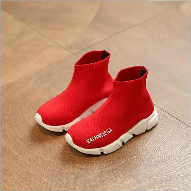 

Fashion Children Boots Girls Boys Shoes Kids Sneakers Mesh Breathable Socks Shoes Comfortable Sneaker For Baby Warm Cotton Boots
