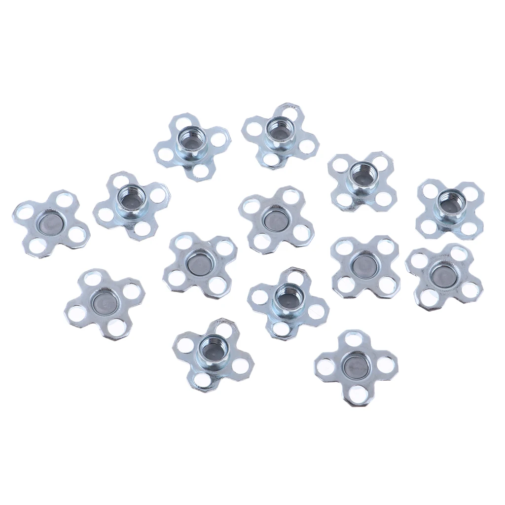 14pcs Golf Shoe Spikes Replacements Metal Thread Golf Cleats with Traction Stability Environmental Golf Training Aids