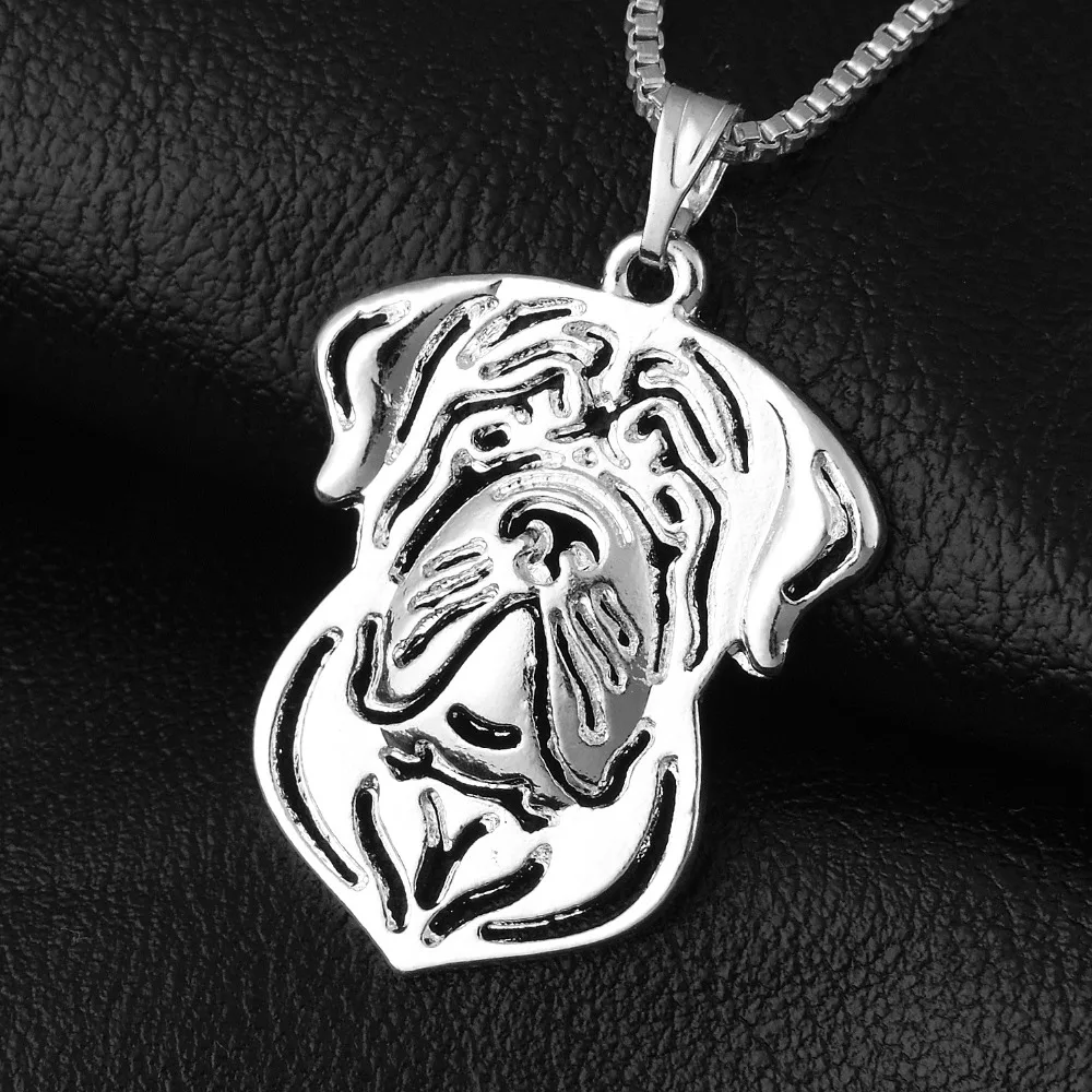 English Mastiff Pendant Necklaces Boho Chic Dog Necklace Women Best
