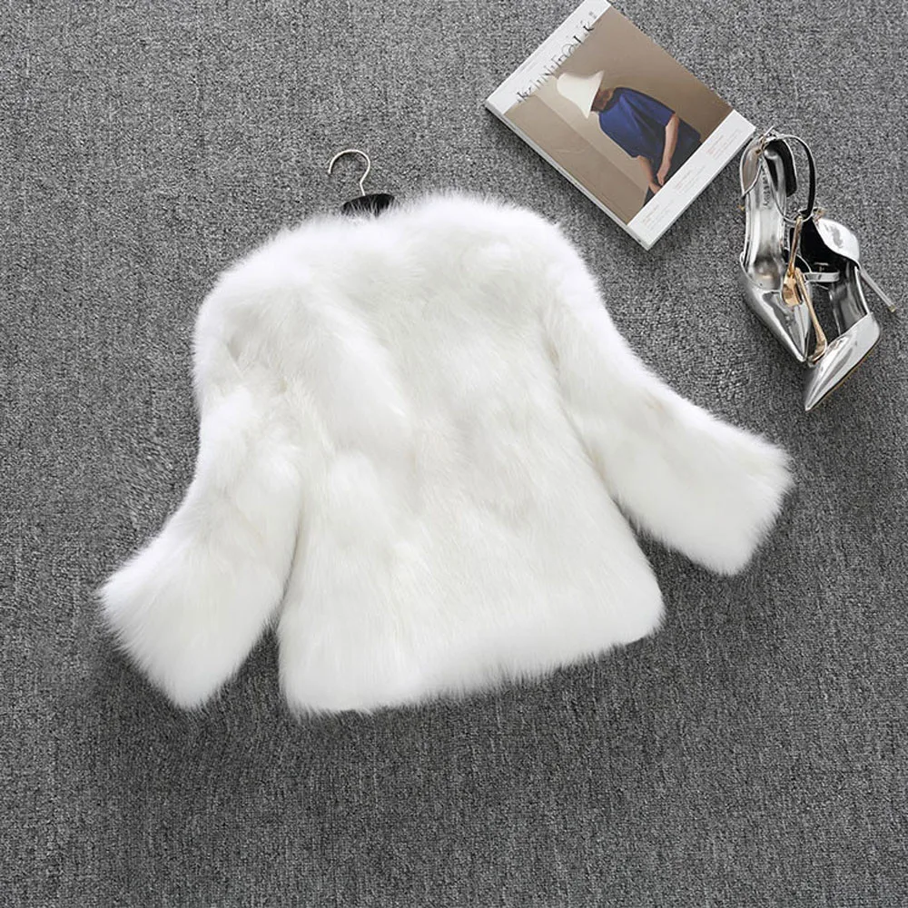 Faux Fur Coat Winter Women New Fashion Casual Warm Slim Sleeveless Faux Fox Fur Vest Winter Fluffy Winter Waistcoat Outerwear