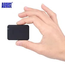 August MR230 Wireless Bluetooth 4.2 Receiver aptX Low Latency 3.5mm AUX Bluetooth Audio Music Adapter for Car Speaker Headphone