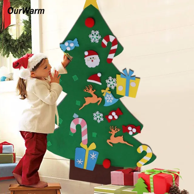 ourwarm new year gifts kids diy felt christmas tree ourwarm new year gifts kids diy felt christmas tree