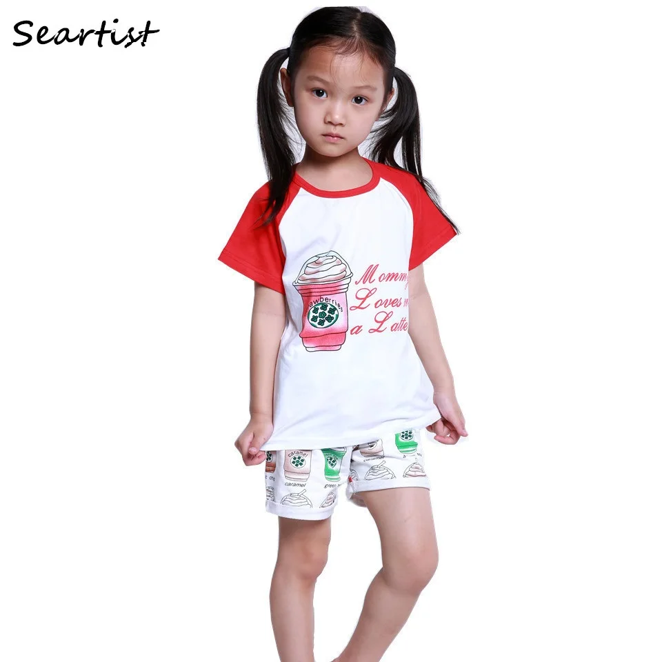 

Seartist Boys Summer T-Shirt Toddler Coffee Cups T Shirt Kids Tops Tee Tshirt Baby Boy Girl Clothes 2019 New Arrival 48