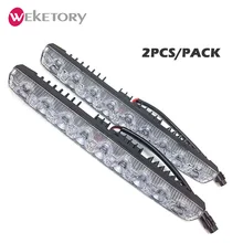 Светодиодный фонарь дневного света с объективом DC 12V Супер белый 6000K DRL Противотуманные фары водонепроницаемый автомобиль Высокая мощность алюминий