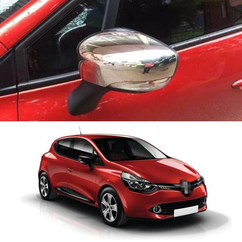 Abs Chromed Side Door Wing Mirror Cover Cap For Renault Clio Mk4 Rs Clio Iv Grandtour 12 13 14 15 16 Car Accessories Car Stickers Aliexpress
