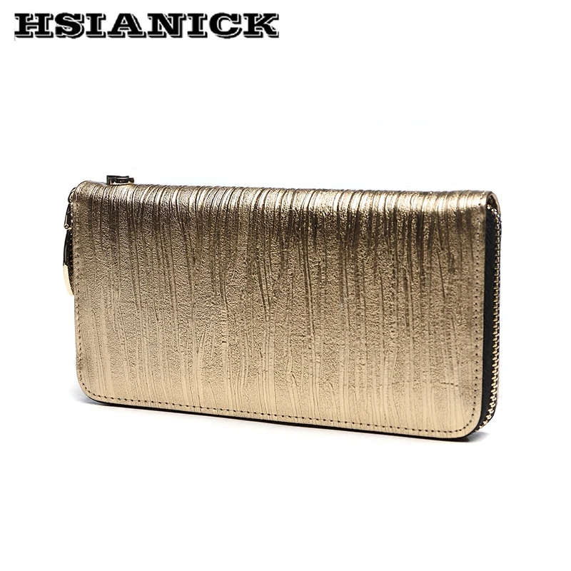 

Wallet female long style genuine leather zipper ladies small handbags folder hand large capacity wallet female clutch bag wallet