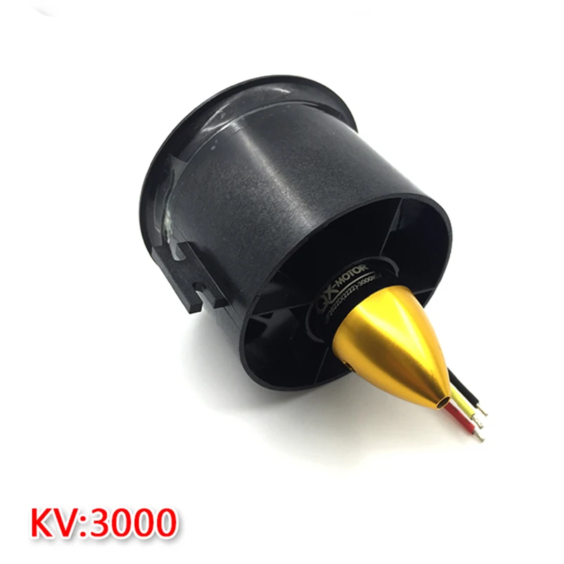 QX MOTOR бесщеточный двигатель 70 мм QF2822 3000KV EDF Ducted 6 Rotor Fan Balance протестирован для