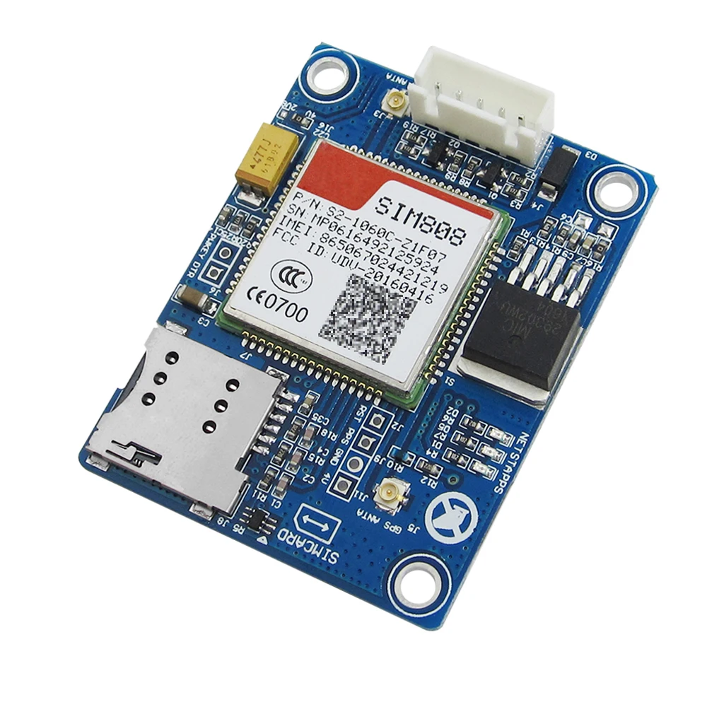 SIM808 модуль GSM GPRS gps макетная плата IPX SMA с gps антенной Raspberry Pi Поддержка 2G 3g 4G sim-карта