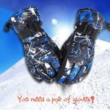 Зимние лыжные перчатки Для мужчин Для женщин теплые Водонепроницаемый Лыжный Спорт сноуборд перчатки снегоход мотоциклетные уличные зимние перчатки
