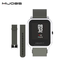 Оригинальный mijobs huami Amazfit бит молодежи Смарт-часы, силиконовые ремень заменить запястье ремешок для huami Amazfit молодежи SmartWatch