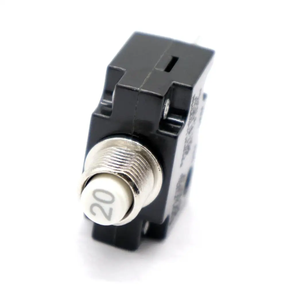 125/250 В AC 20A переключатель ручной Кнопка сброса buttontherum выключатель защита от перегрузки + водонепроницаемая крышка Прямая поставка
