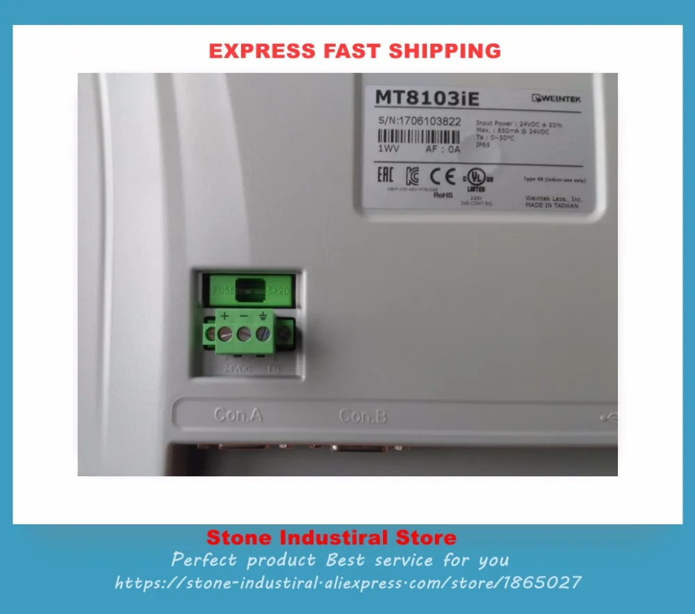 MT8103iE HMI 1024x600 TFT сенсорный экран панель 10,1 дюймов с Ethernet 365 дней гарантии