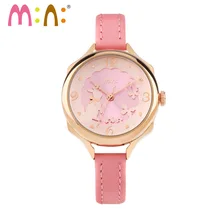 La Main D’ARGILE de POLYMÈRE de mode M: N: Corée Mini Diamant quartz montres Femmes Robe Enfants de Bande Dessinée Montre-Bracelet Relogio