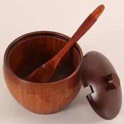 Контейнер для специй прочный винтажный Легкий кухонный хранилище деревянное мини Японский Стиль