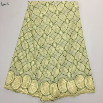 

latest fashion African cotton dry lace cloth Swiss voile lace fabric for sewing dress ECP53(5yards/lot)multi color