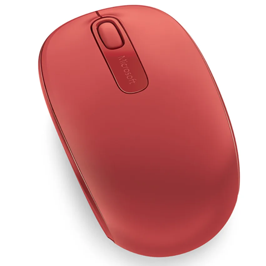 Microsoft 1850 беспроводная мобильная мини-мышь 2,4 ГГц беспроводная мышка - Цвет: Красный
