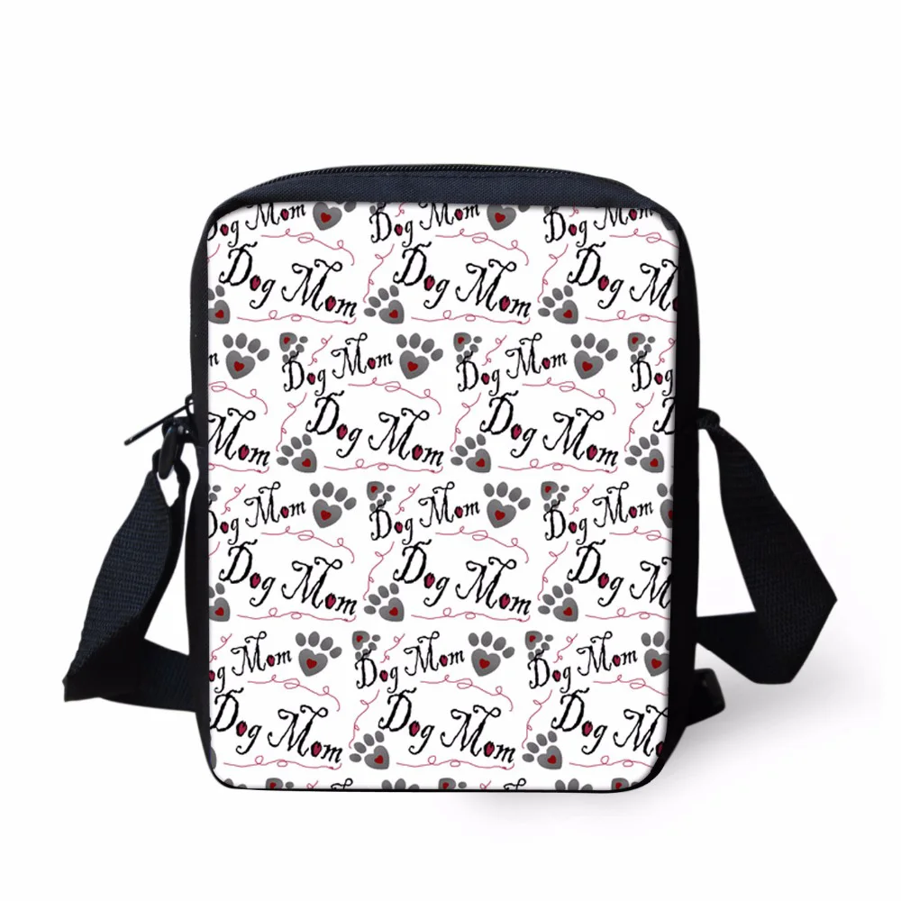 

Customized Fashion Woman Bag Crossbody Bags For Women Dog Dog Bone Paw Print Girls Messenger Bags Female Shoulder Mini Schoolbag