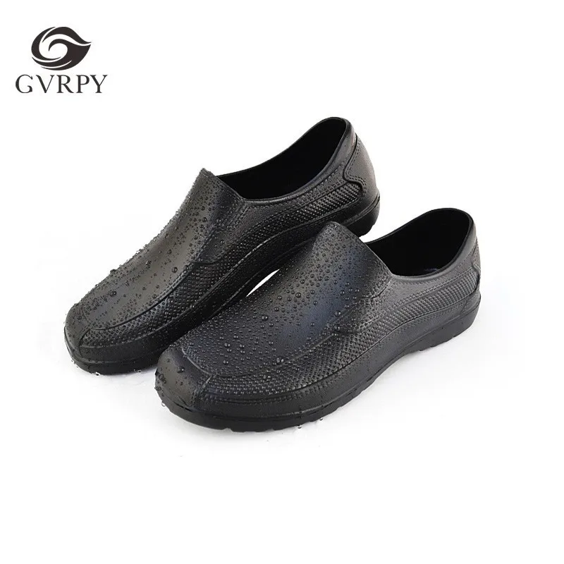 

Men's Low-cut Short Tube Fashion Non-slip Wear-resistant Chef Shoes Hotel Restaurant Kitchen Waterproof Non-slip Work Shoes