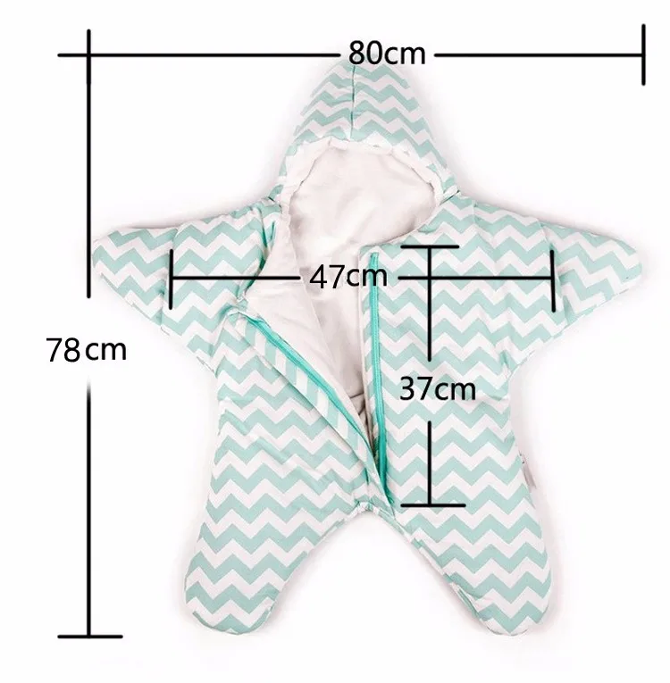Для новорожденных спальный мешок Дети Морская звезда многофункциональный для маленьких мальчиков девочек нести Сумки ребенка пеленать спальный продукты